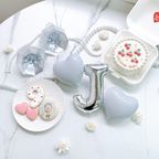〈バルーン〉ハート付き❤︎ アルファベットバルーン＆プリントクッキーセット˚✧₊⁎ 5
