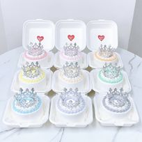 【ランチボックス】◯ティアラ付きケーキ♪