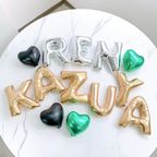 〈バルーン〉ハート付き❤︎ アルファベットバルーン˚✧₊⁎〈1文字から購入可能♪〉 9
