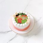 ◻︎海デザイン写真ケーキ✧ 6号《選べる9色｜プリントケーキ｜お好きなメッセージ✧》 2