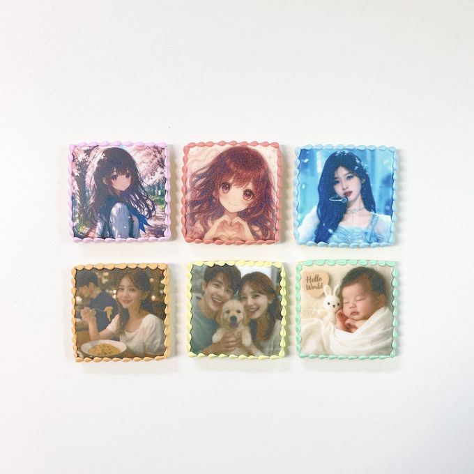 【1枚】選べる9色のプリントクッキー｜ お好きなお写真をプリントします｜1枚から注文OK！ 5