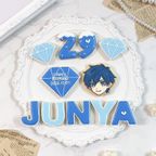 ◻︎パーティーアイシングクッキーセット No.3 ＼これひとつで誕生日・記念日から推し活まで♪／《全9色｜お好きなアルファベットや数字｜オリジナルメッセージ可｜イラスト付き》アルファベットまたは数字：1枚 1