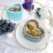 ◻︎ハート型写真ケーキ✧ 4号《選べる9色｜ハート型｜お好きな写真で✧》