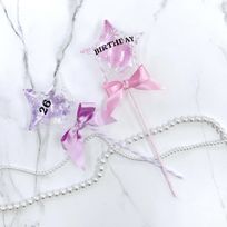 〈バルーン〉❤︎クリアスティックバルーン（星）❤︎ 選べる9色