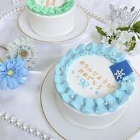 雪だるまセンイルケーキ 6号《選べる8色｜韓国｜誕生日｜お好きなメッセージ✧》