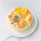 特別感たっぷり❤︎ 18色から選べるデコレーション❤︎  世界で唯一のオリジナルフルオーダーケーキ✧ 6号｜写真ケーキ｜プリントケーキ｜イラストケーキ｜センイルケーキ 9