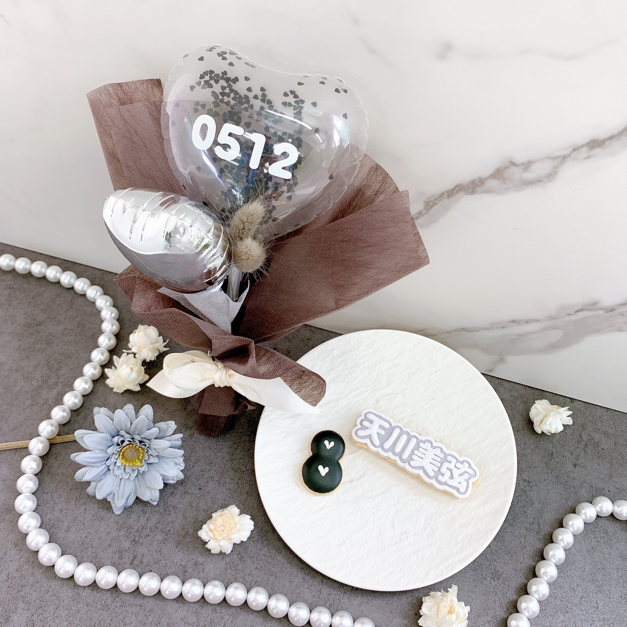 うちわ500とバルーン500 うちわ500とバルーン500