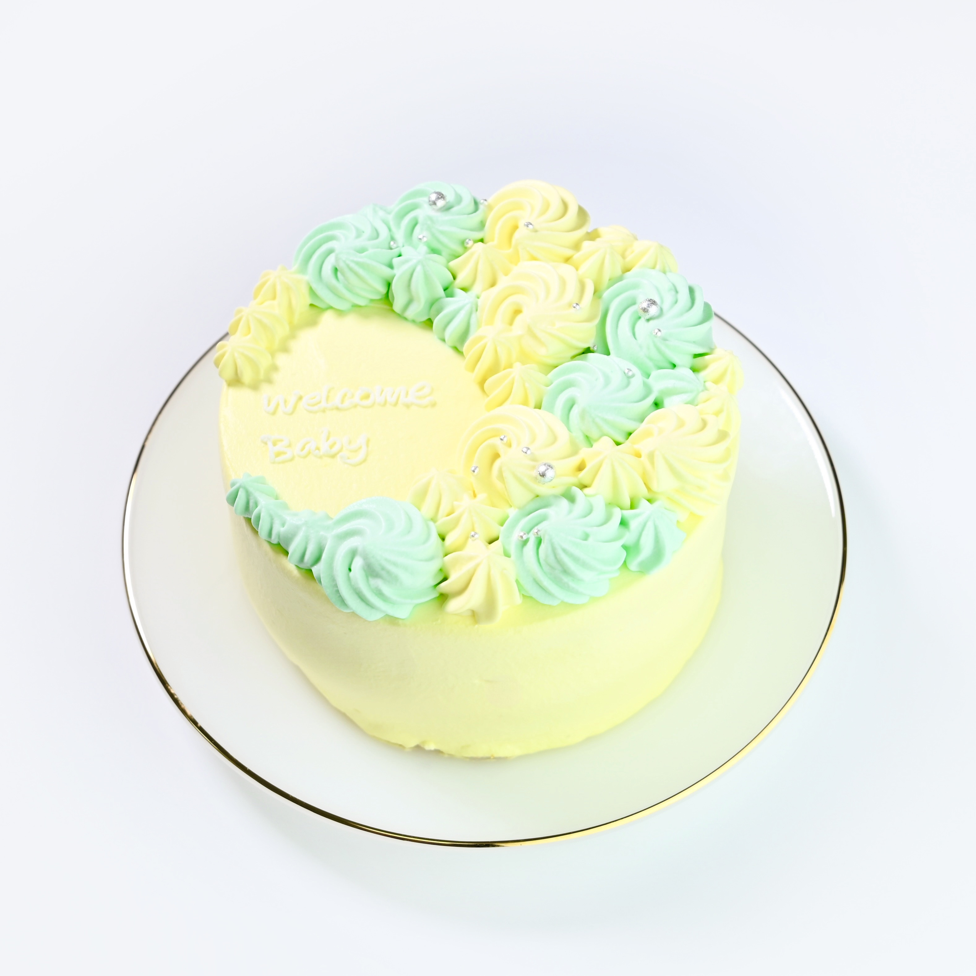 選べる8色からの組み合わせで♪フラワームーンケーキ♪センイルケーキ 4号 5
