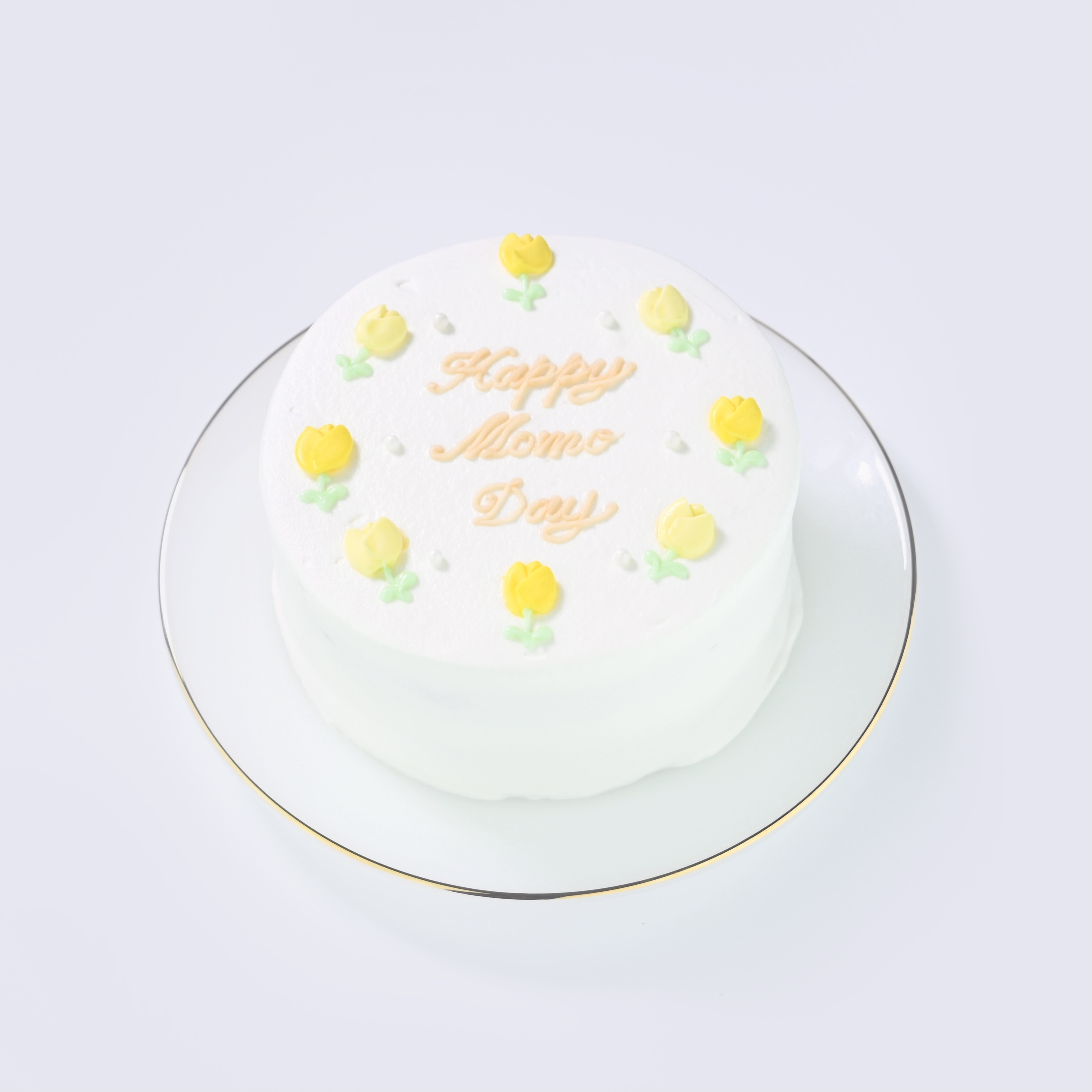 フラワーケーキ ~お花は2色選べます♪~ 6号《チューリップ