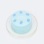 いちごデザインケーキ♪ 4号《選べる8色｜お好きなメッセージ｜センイルケーキ》 7