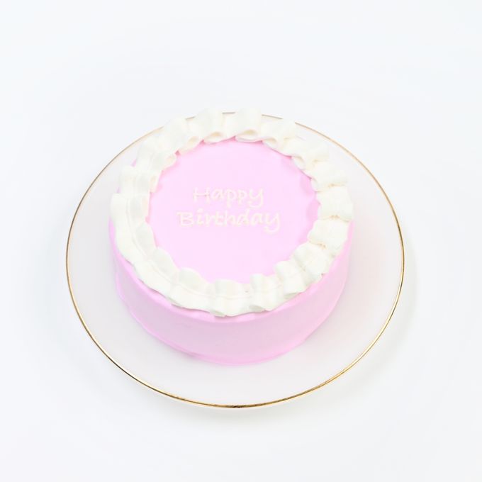 フリルセンイルケーキ♪《選べる8色｜フリル｜センイルケーキ｜お好きな色とメッセージ✧》4号 3