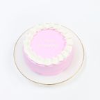 フリルセンイルケーキ♪《選べる8色｜フリル｜センイルケーキ｜お好きな色とメッセージ✧》6号 3