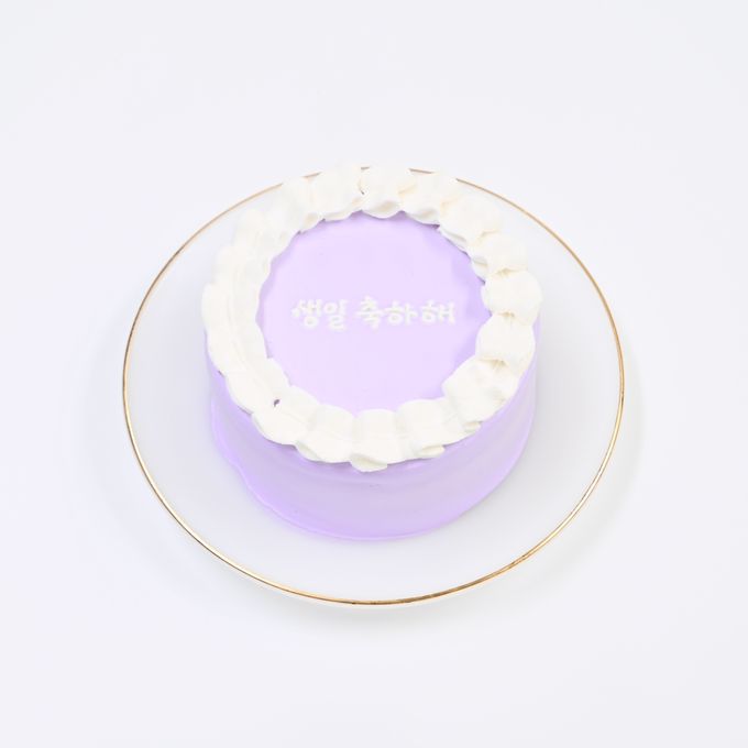 フリルセンイルケーキ♪《選べる8色｜フリル｜センイルケーキ｜お好きな色とメッセージ✧》6号 8