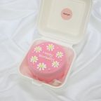 【ランチボックス】白いお花のランチボックスケーキ♪ 2