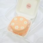 【ランチボックス】白いお花のランチボックスケーキ♪ 4