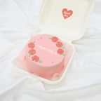 【ランチボックス】薔薇のデザインケーキ♪  2