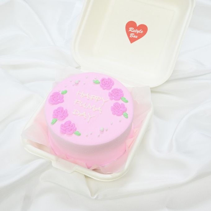 【ランチボックス】薔薇のデザインケーキ♪  3