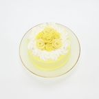 キラキラ薔薇ケーキ♪ 6号 センイルケーキ誕生日や記念日に♡ 5