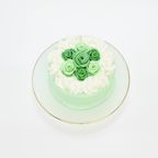 キラキラ薔薇ケーキ♪ 6号 センイルケーキ誕生日や記念日に♡ 7