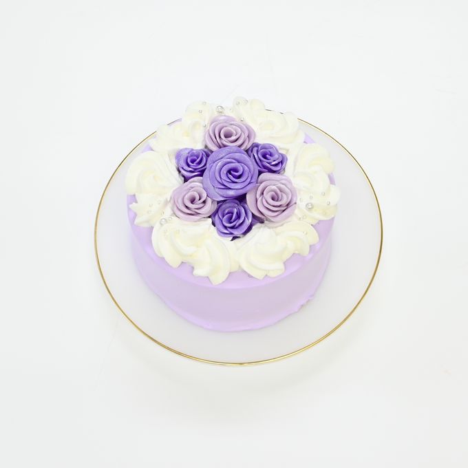 キラキラ薔薇ケーキ♪ 6号 センイルケーキ誕生日や記念日に♡ 8