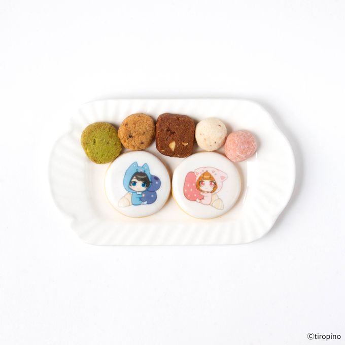 【ちろぴの】ちろぴのもぐもぐクッキー缶 特典ステッカー付 6