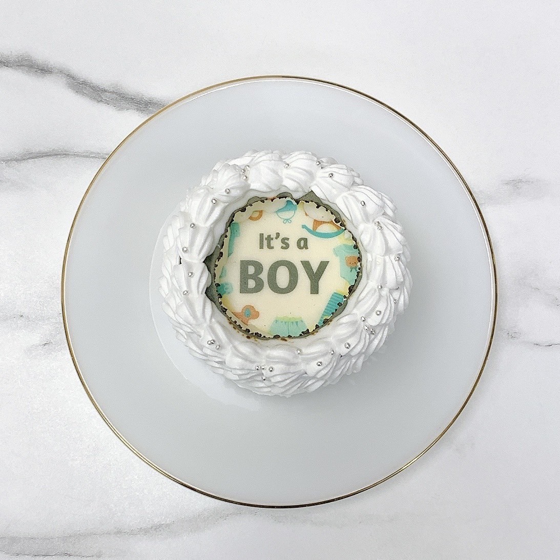 ◻︎燃える演出♪ バーンアウェイ ジェンダーリビールケーキ【性別発表