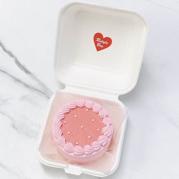 ◻︎ランチボックス入りまんなかカラーのセンイルケーキ【 カラバリ9色