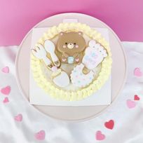 お食い初めケーキ 100日祝いに♪