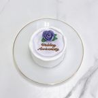 ◯ワンポイントローズセンイルケーキ 3号《選べる9色｜薔薇｜韓国｜誕生日｜お好きな色とメッセージ✧》 5