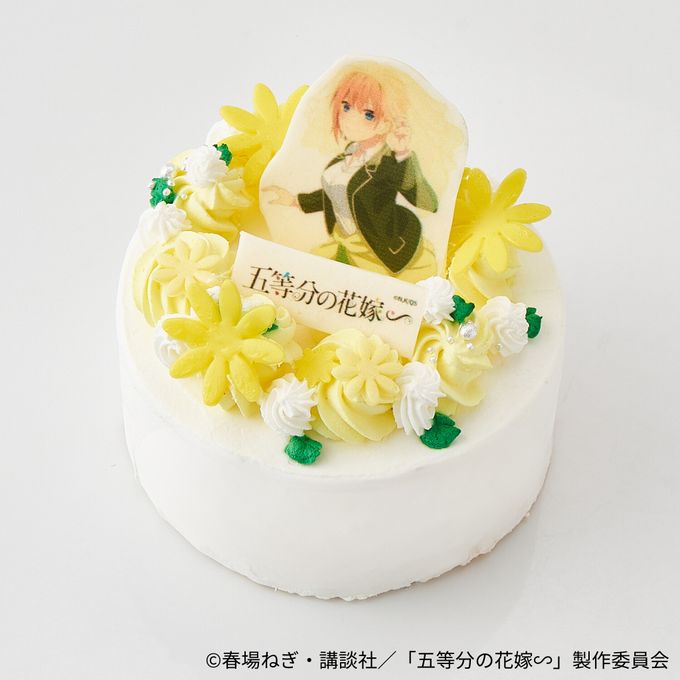 「五等分の花嫁∽」中野一花 オリジナルケーキ 2