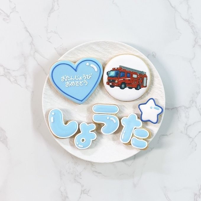 ◻︎\\ 新作セール!! // お名前＆プリントクッキーSET《 2枚｜アイシングクッキー｜お好きな写真で 》 4