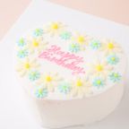 ☆Custom Cake Maker☆カスタマイズケーキ｜ハート形｜フラワー 3号 3