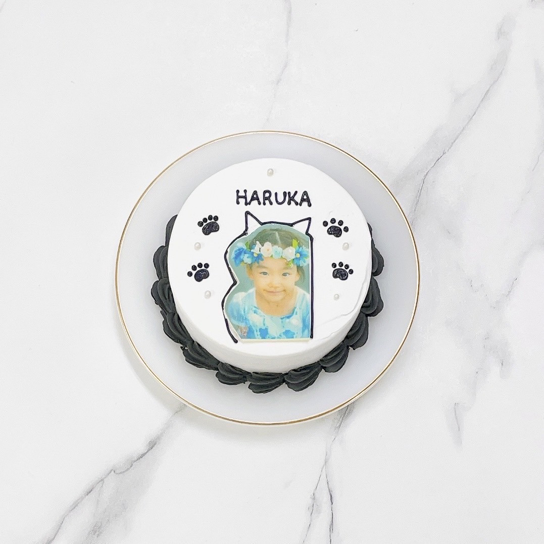 プリントうちわ文字 セミオーダー 猫耳デザイン① うちわ文字