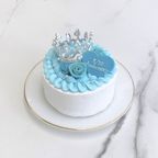◯ティアラ付きセンイルケーキ 4号《選べる9色｜韓国｜誕生日｜お好きなメッセージ✧》 3