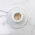 【店頭受取】◻︎チェック柄バーンアウェイケーキ［丸型］ 3号《選べる9色｜センイルケーキ｜お好きなメッセージ｜燃える演出♪》 9