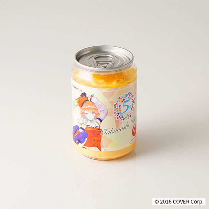 「ホロライブプロダクション」小鳥遊キアラ ケーキ缶 1本 (オレンジ味) 4