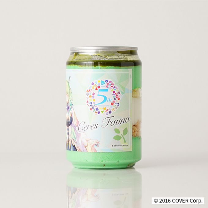 「ホロライブプロダクション」セレス・ファウナ ケーキ缶 1本 (抹茶味) 3