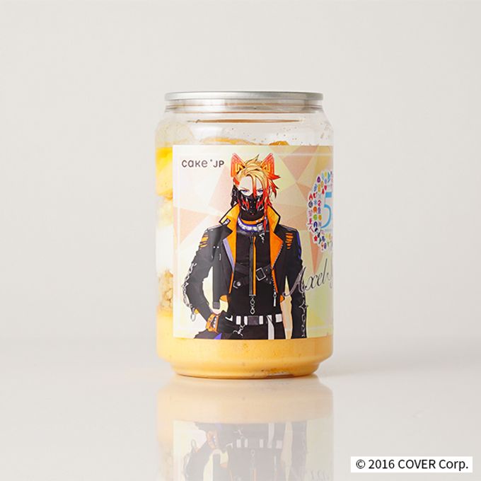 「ホロライブプロダクション」アクセル・シリオス ケーキ缶 1本 (オレンジ味) 2