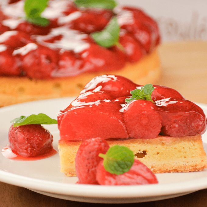 苺のｺﾝﾎﾟｰﾄﾀﾙﾄｹｰｷ 1