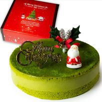 クリスマスケーキ コレクション 濃厚抹茶ベイクド チーズケーキ 5号 直径16cm 4人～6人分 約450g クリスマス2024