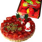 魔法洋菓子店ソルシエのクリスマスケーキ　苺のコンポートタルト 1