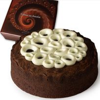 チョコレートケーキ ガトーショコラ クラシック 6号 直径17cm 6人～8人分 約450g 「選べる飾り： バースデー クリスマス 」 