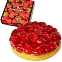 苺のコンポート タルト ケーキ 5号 直径16cm 4人～6人分 約530g 「選べる飾り：バースデー クリスマス 」  