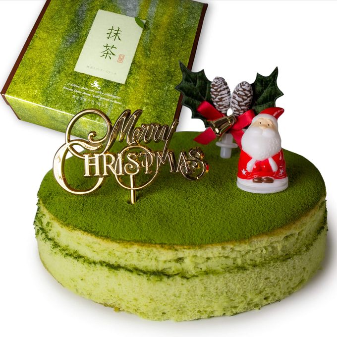 クリスマスケーキ コレクション 抹茶スフレ チーズケーキ 5号 直径14.5cm