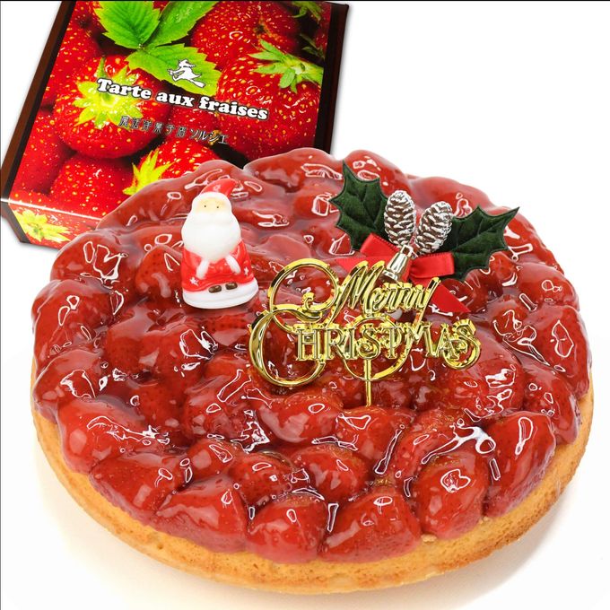 苺タルト6号Xmas飾り付 1