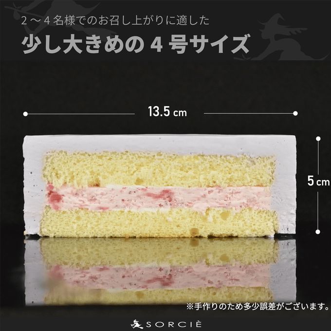 デコるだケーキパープルサイズ 7