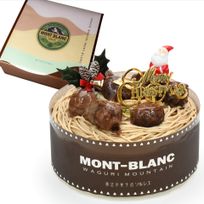 クリスマスケーキ コレクション 和栗 モンブラン デコレーション 5号 直径16cm 4人～6人分 約700g