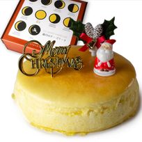 クリスマスケーキ コレクション 満月の スフレ チーズケーキ 5号 直径14.5cm 4人～6人分 約350g