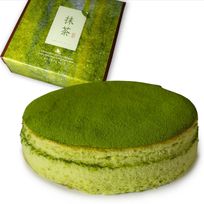 抹茶スフレ チーズケーキ 5号 直径14.5cm 4人～6人分 350g 「選べる飾り： バースデー クリスマス 」 