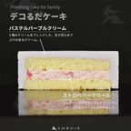 デコるだケーキパープル特徴 6